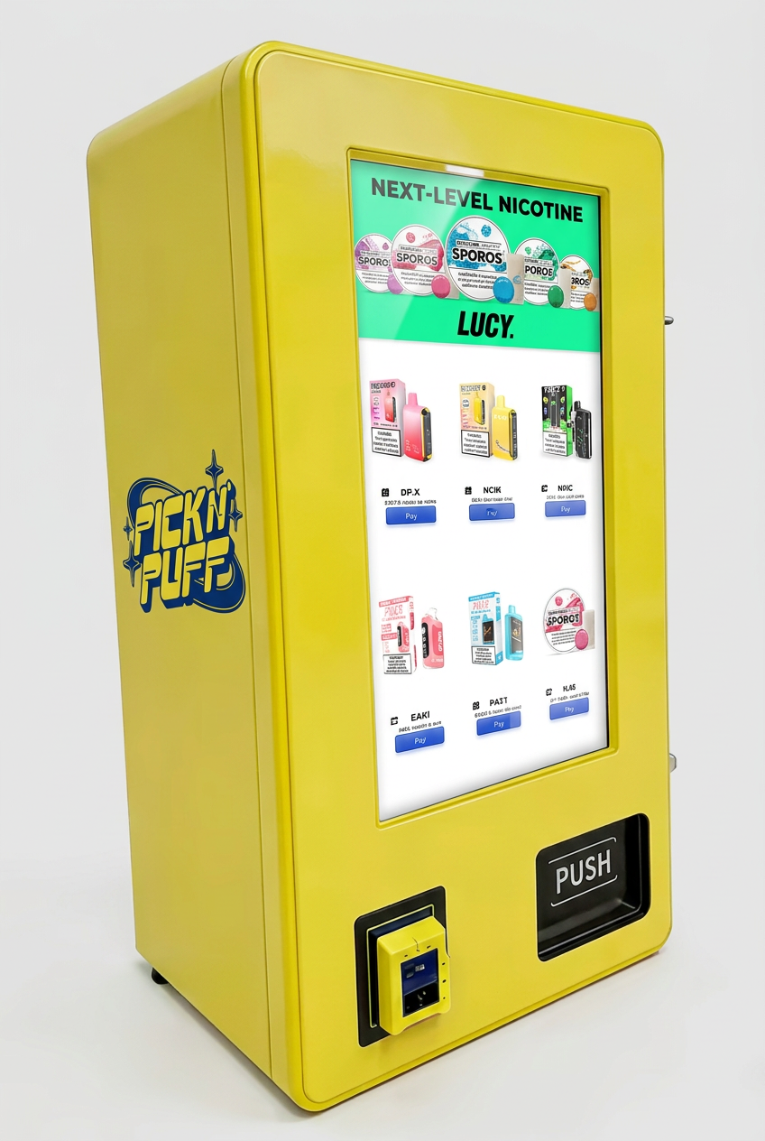 The Slim wall-mounted vape vending machine